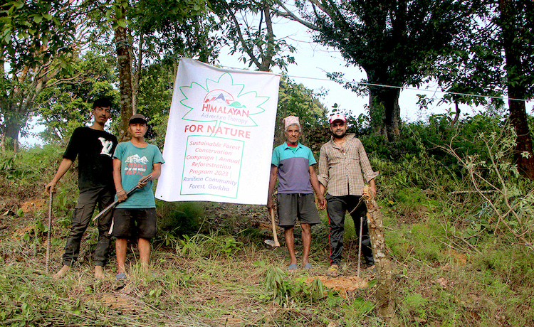 Reforestation Campaign by Himalayan Adventure Therapy